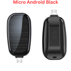 {Micro Android Black} -> BUY 1 High Speed Mini Solar Power-Bank- ₦18,500 + Free Delivery