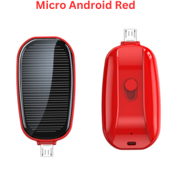 {Micro Android Red} -> BUY 1 High Speed Mini Solar Power-Bank- ₦18,500 + Free Delivery