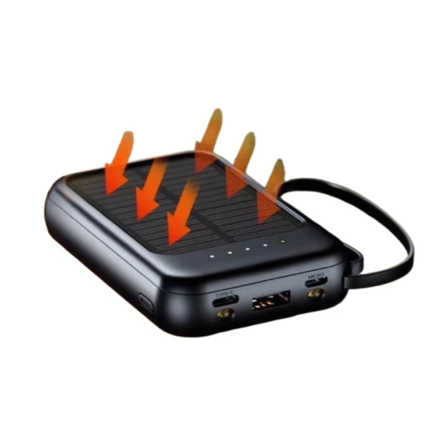 Fast Charging High-Capacity 20000mAh Solar Power Bank