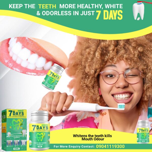 7 days active teeth whitening powder
