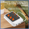 Fast Charging High-Capacity 20000mAh Solar Power Bank