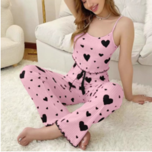 Buy { Black Heart & PINK Camisole } ₦29,000